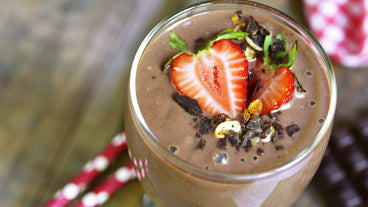 Post-Workout Chocolate Strawberry Smoothie