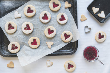 Easy Vegan Valentine's Cookies