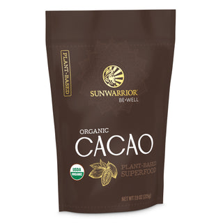 Be•Well Organic Cacao Powder  Sunwarrior 45 Servings  