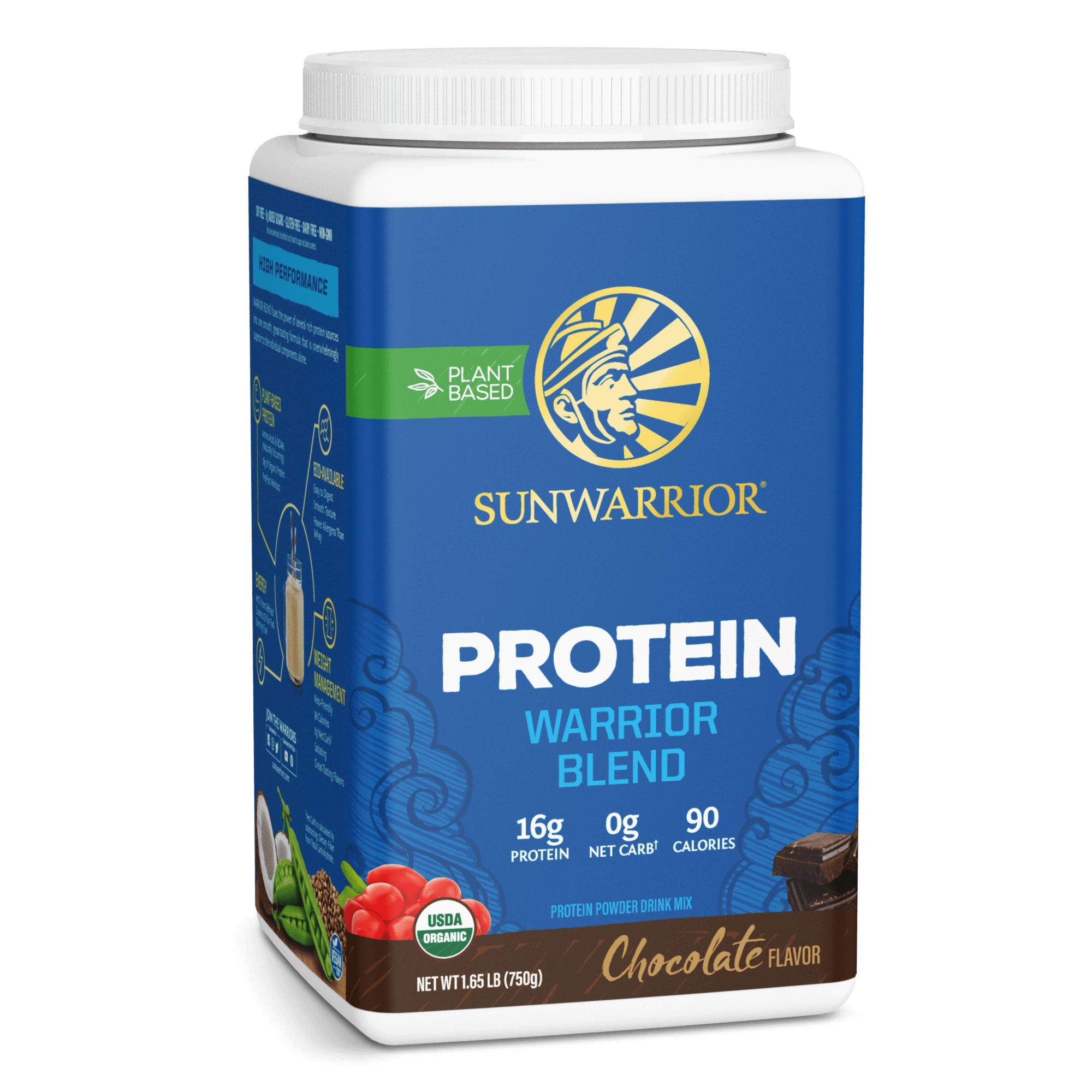 Warrior Blend Protein - Chocolate - Sunwarrior