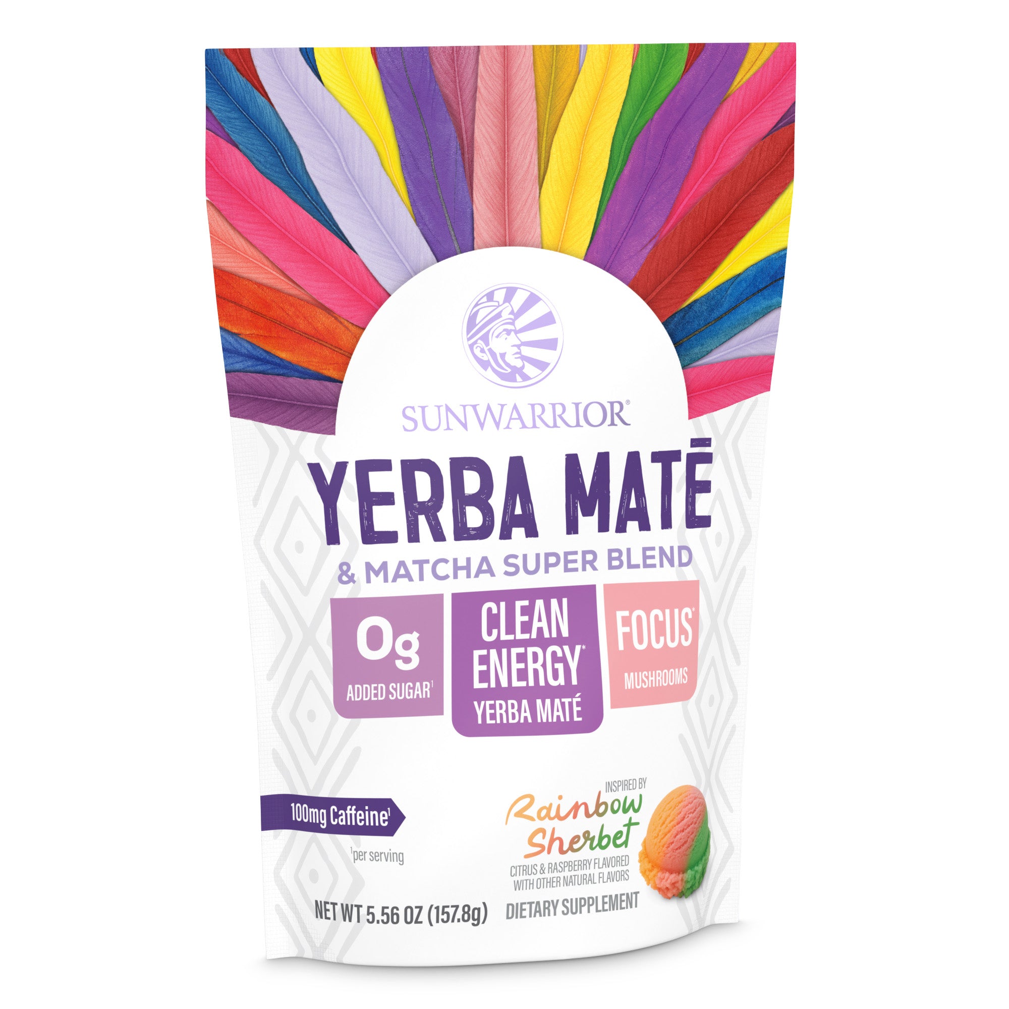 Yerba Mate + Matcha Clean Energy Superblend - Rainbow Sherbet