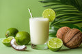 Coconut Lime Island Slushie