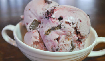 Raw Vegan Cherry Garcia Ice Cream