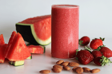 Strawberry Watermelon Protein Smoothie Recipe