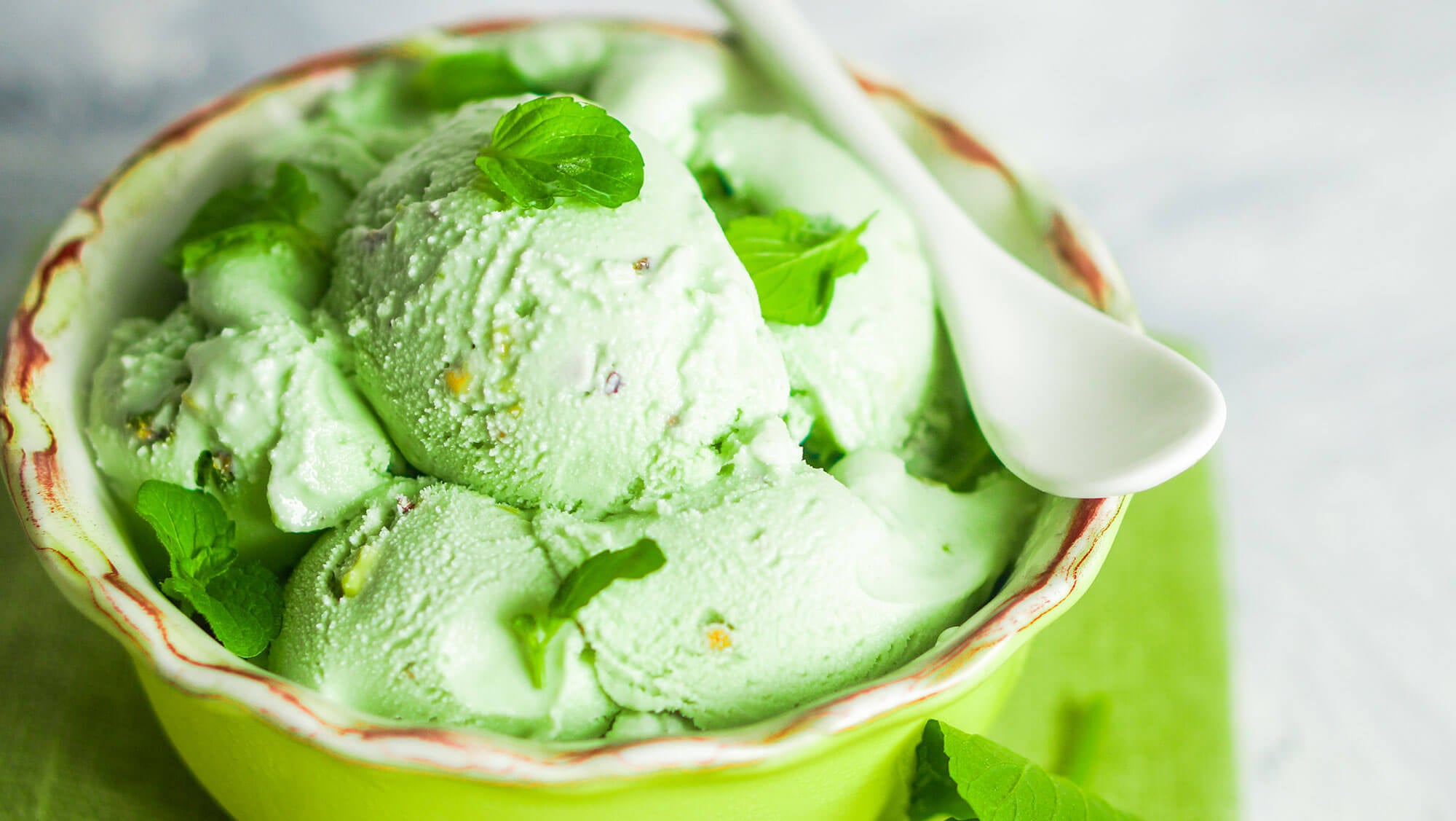 Vegan Almond and Pistachio Ice Cream