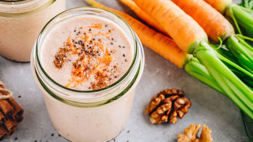 Carrot Cake & Almond Protein Cookie Smoothie