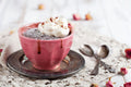 Protein Chocolate Peanut Butter Mug Cake