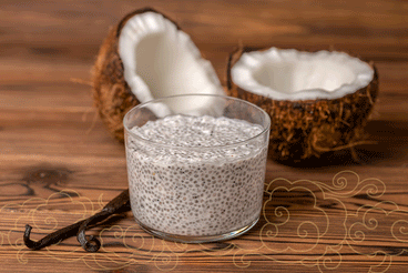5 Ingredient Coconut Chia Pudding with Creatine for Her
