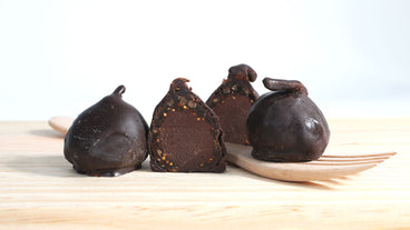 Homemade Fennel Fig Chocolates
