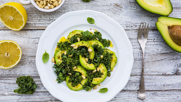 Kale Avocado Salad | Raw Vegan Recipe
