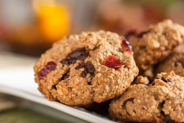 Vegan Cranberry Chocolate Chip Oatmeal Cookie with Prebiotic Fiber