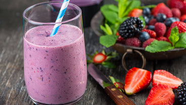 Peanut Butter & Jelly Superfood Smoothie