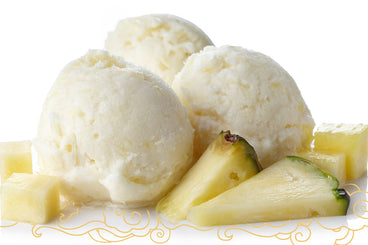 Vegan Pineapple Vanilla Ice Cream