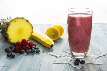 Blue Raspberry Pineapple Pre-Workout Smoothie