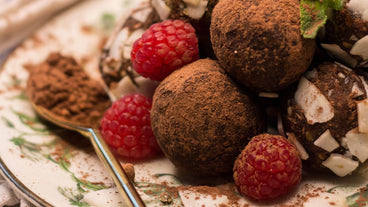 Raw Vegan Raspberry Coconut Timbits Recipe