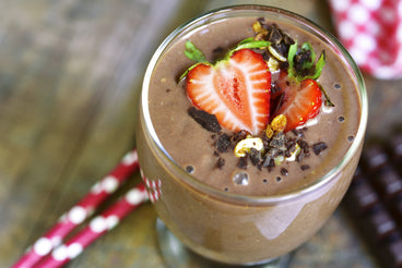 Chocolate Berry & Greens Protein Smoothie