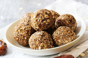 Peach Pie Protein Energy Bites