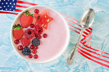 Berries and Cream Sparkler Smoothie Bowl
