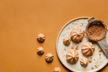 Vegan Chocolate Meringue Cookies