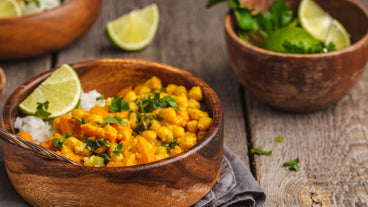 Vegetarian Chickpea Curry with Turnips