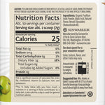 Close-up nutrition label for Sunwarrior Pear Psyllium Husk.