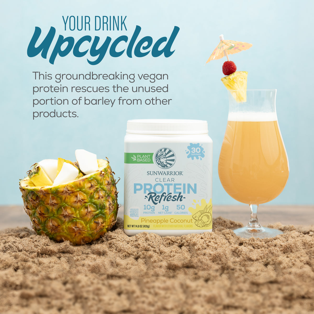 ClearProteinRefresh 420g Pineapple Coconut Smoothie