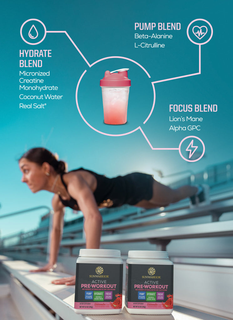 Active Pre-Workout Non-Stim Watermelon - Life style banner image mobile