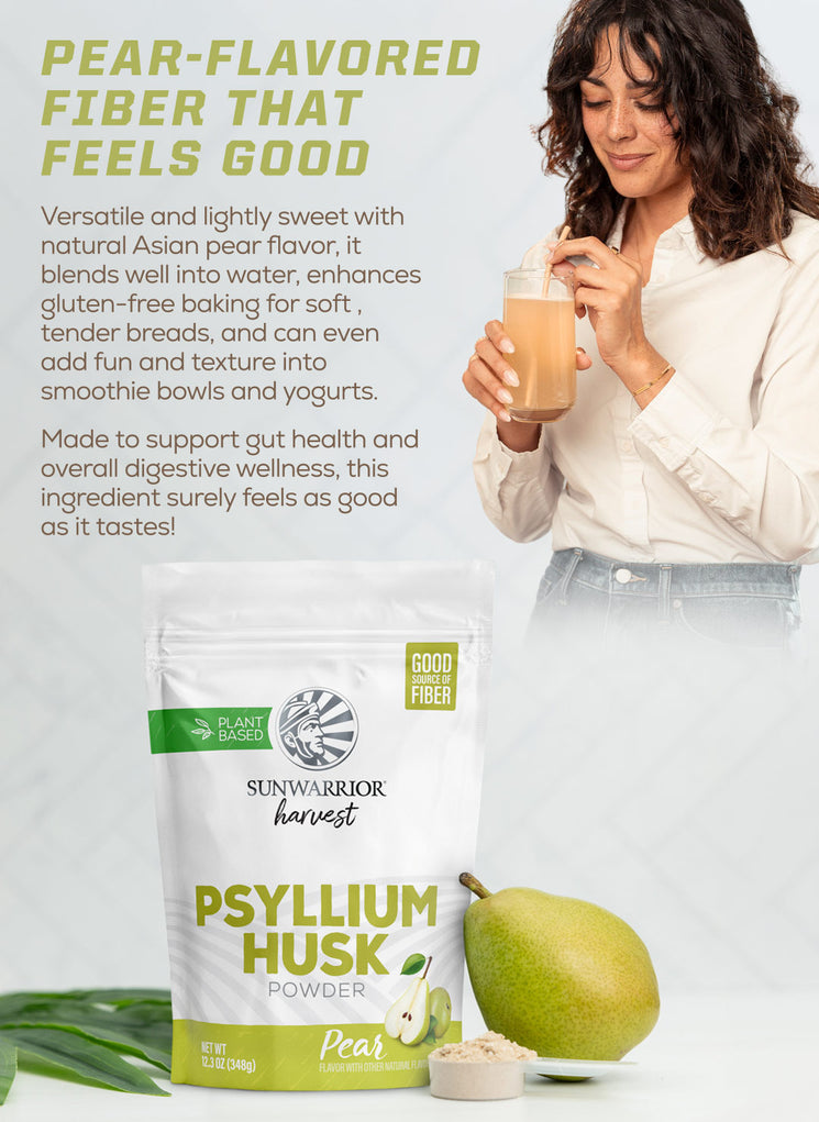 Organic Psyllium Husk Powder - Pear - Life style banner image mobile