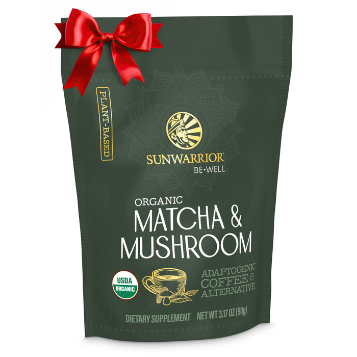 Organic Matcha Mushroom Powder- Be•Well Sunwarrior