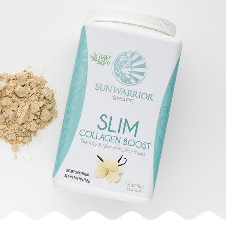 SLIM Collagen Boost - Vanilla Plant-based Protein Sunwarrior