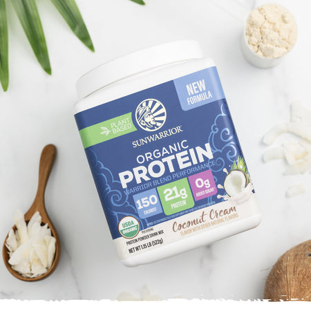 Organic Performance Protein with BCAAs - Warrior Blend Coconut Cream