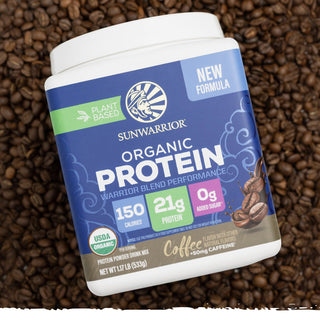 Organic Performance Protein with BCAAs - Warrior Blend Coffee + Caffeine