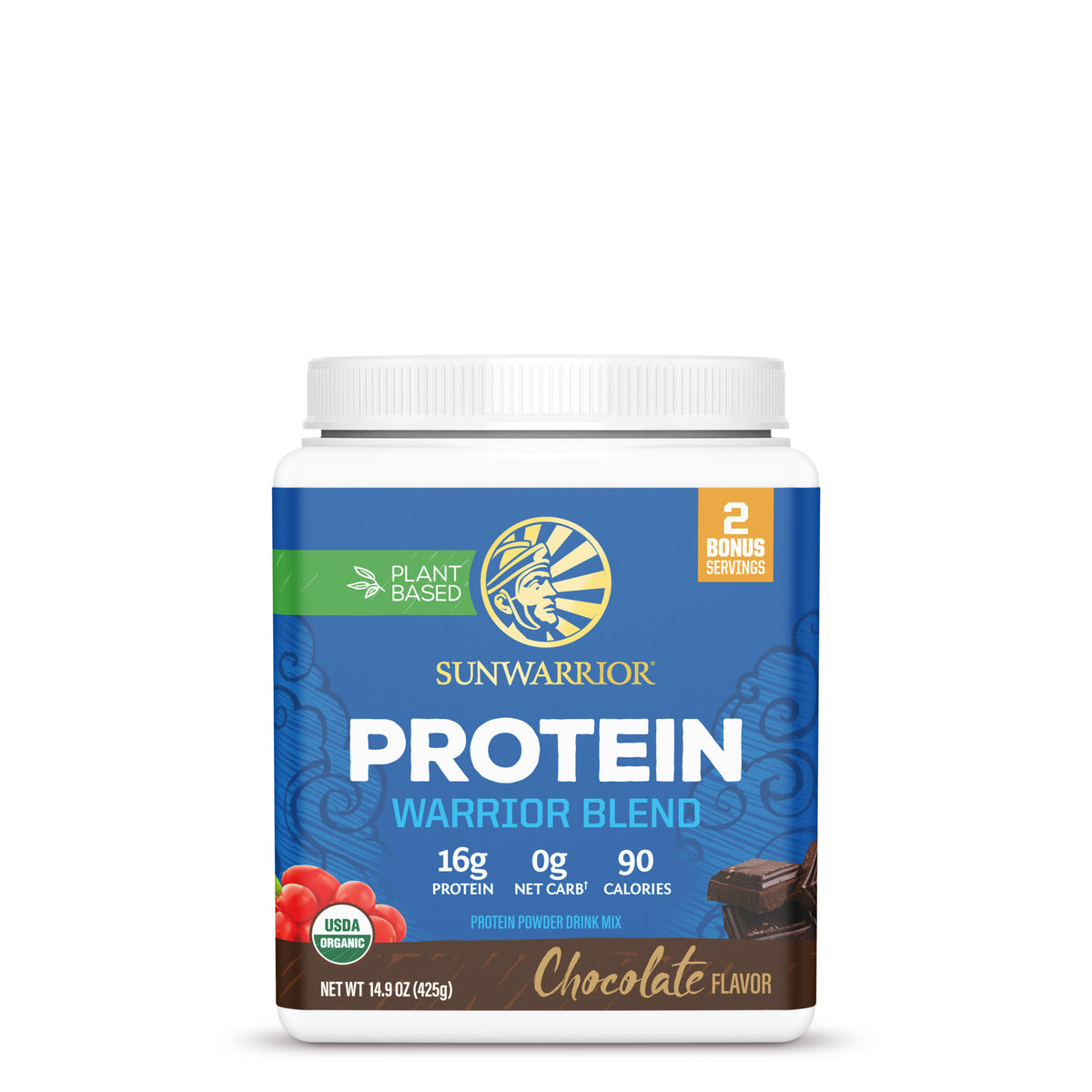 Warrior Blend 425g Chocolate Front
