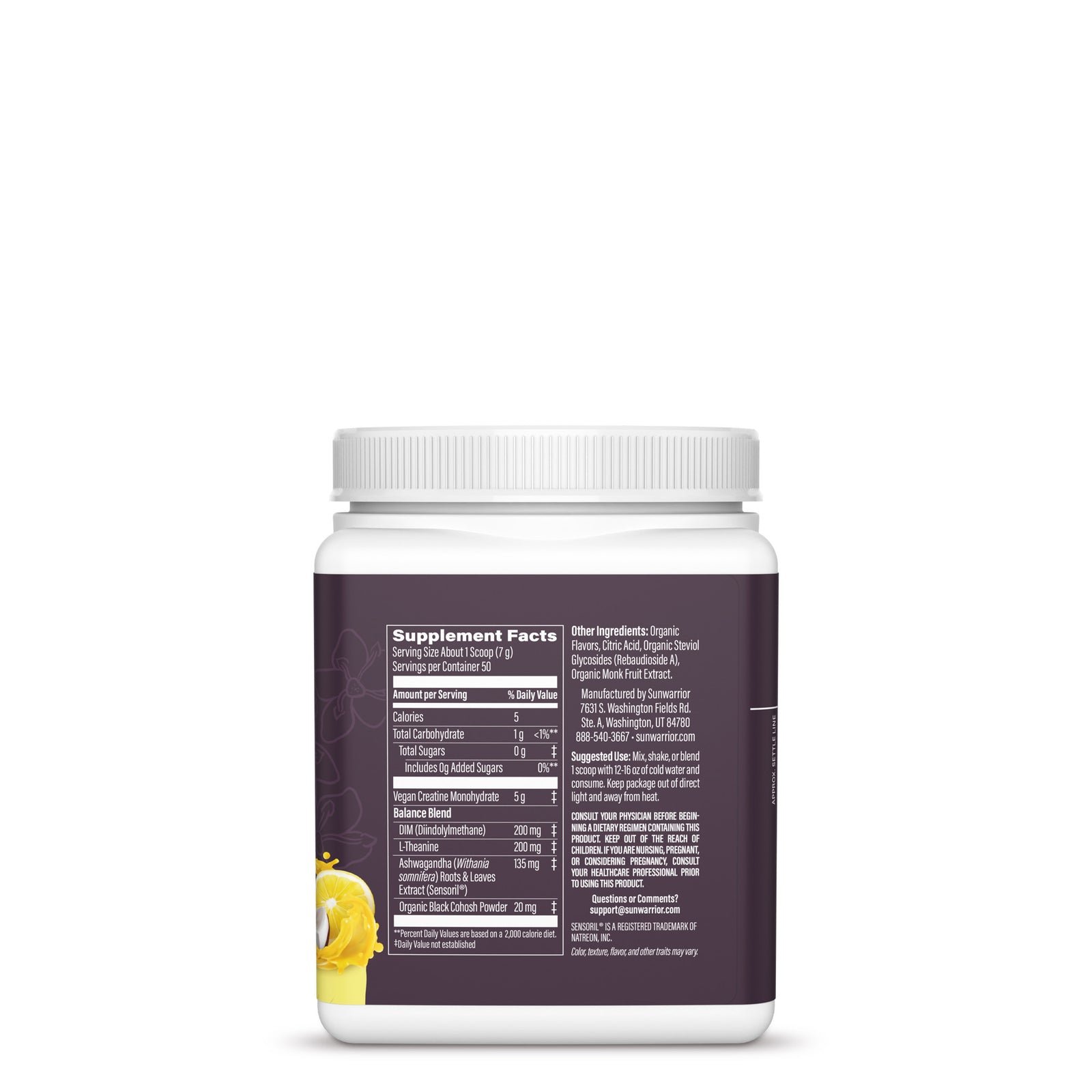 Ingredient list for Active Creatine For HER - Yuzu Coconut