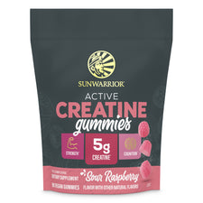 Creatine Gummies for Strength - Sour Raspberry Vitamins & Supplements Sunwarrior 30 Servings