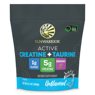 Active Creatine Plus Taurine Vitamins & Supplements Sunwarrior 60 Servings