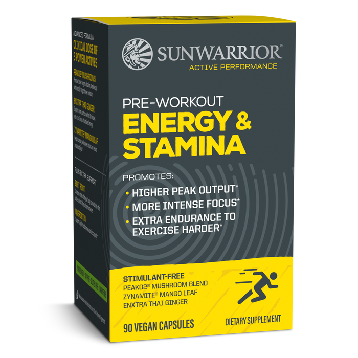 Active Energy and Stamina Capsules Sunwarrior 30 Servings