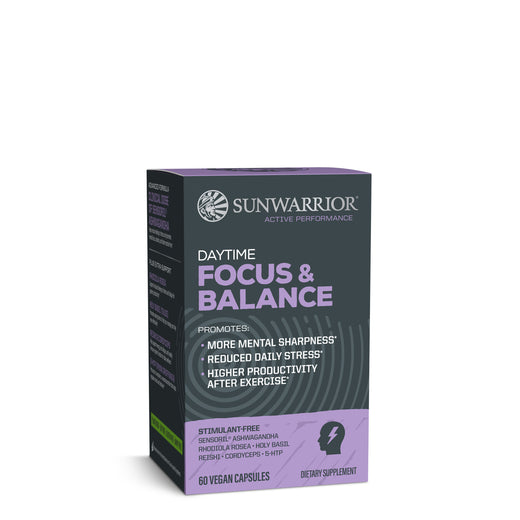 Active Focus and Balance Capsules Vitamins & Supplements Sunwarrior