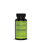 Magnesium Multiplex bottle with green label on a white background