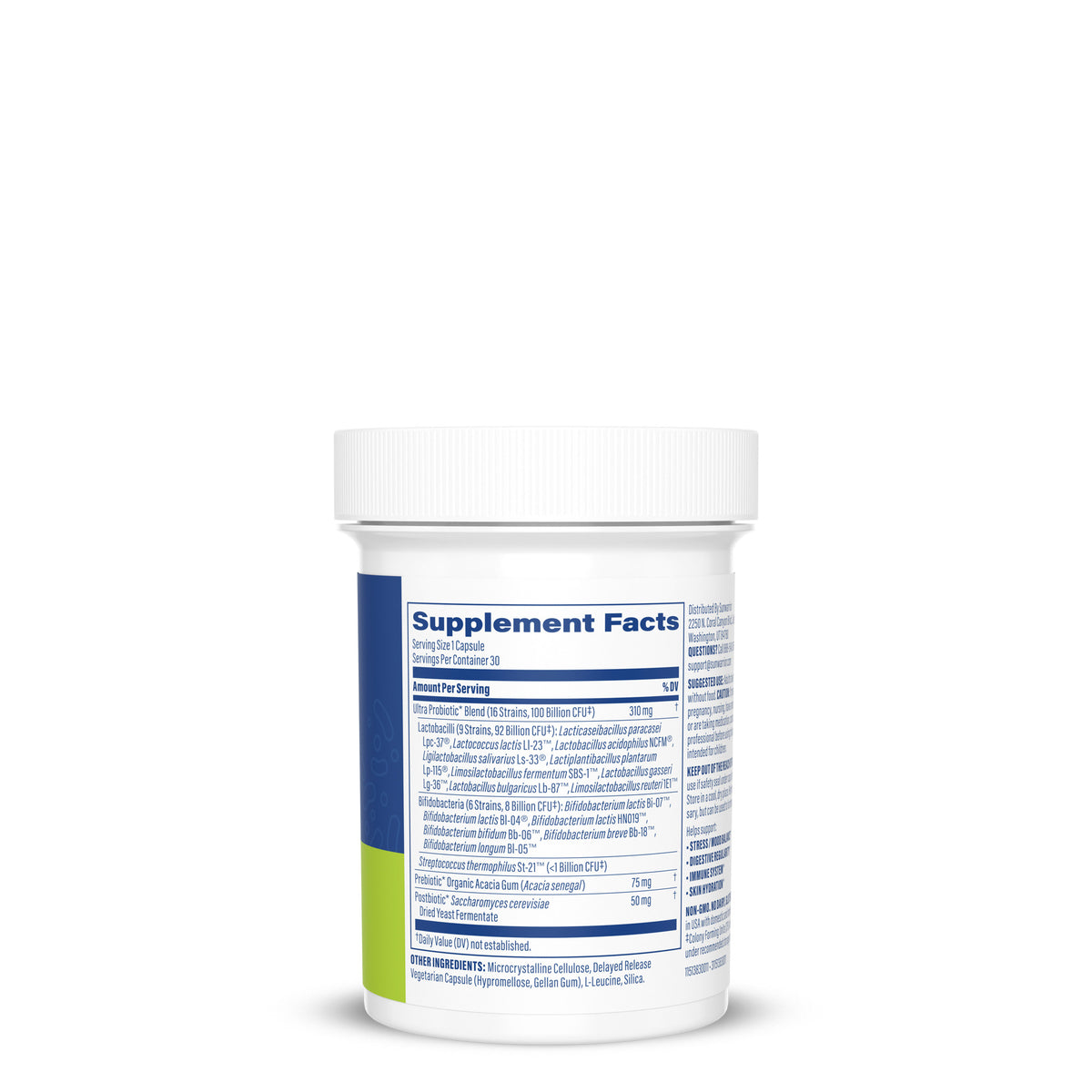 Active Ultra Probiotic Capsules Vitamins & Supplements Sunwarrior