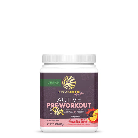 Active Pre-Workout for HER - Hawaiian Vibes Vitamins & Supplements Sunwarrior