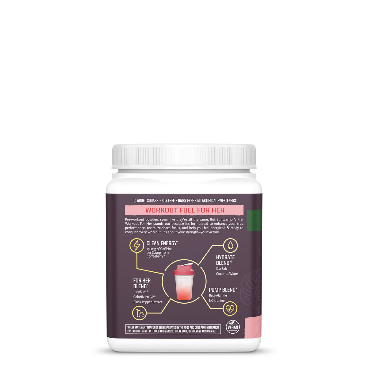 Active Pre-Workout for HER - Hawaiian Vibes Vitamins & Supplements Sunwarrior