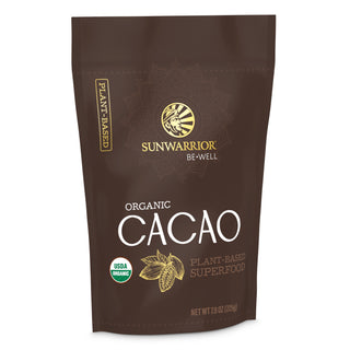 Be•Well Organic Cacao Powder Superfood Supplements Sunwarrior 45 Servings