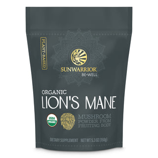 Be•Well Organic Lion's Mane Mushroom Powder  Sunwarrior   