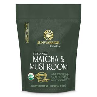 Be•Well Organic Matcha Mushroom Powder  Sunwarrior   