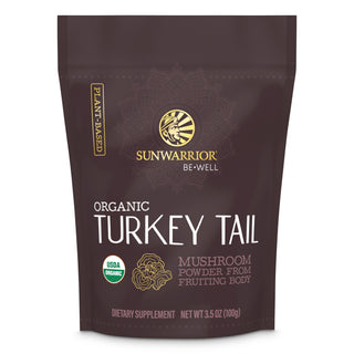 Be•Well Organic Turkey Tail Mushroom Powder  Sunwarrior   