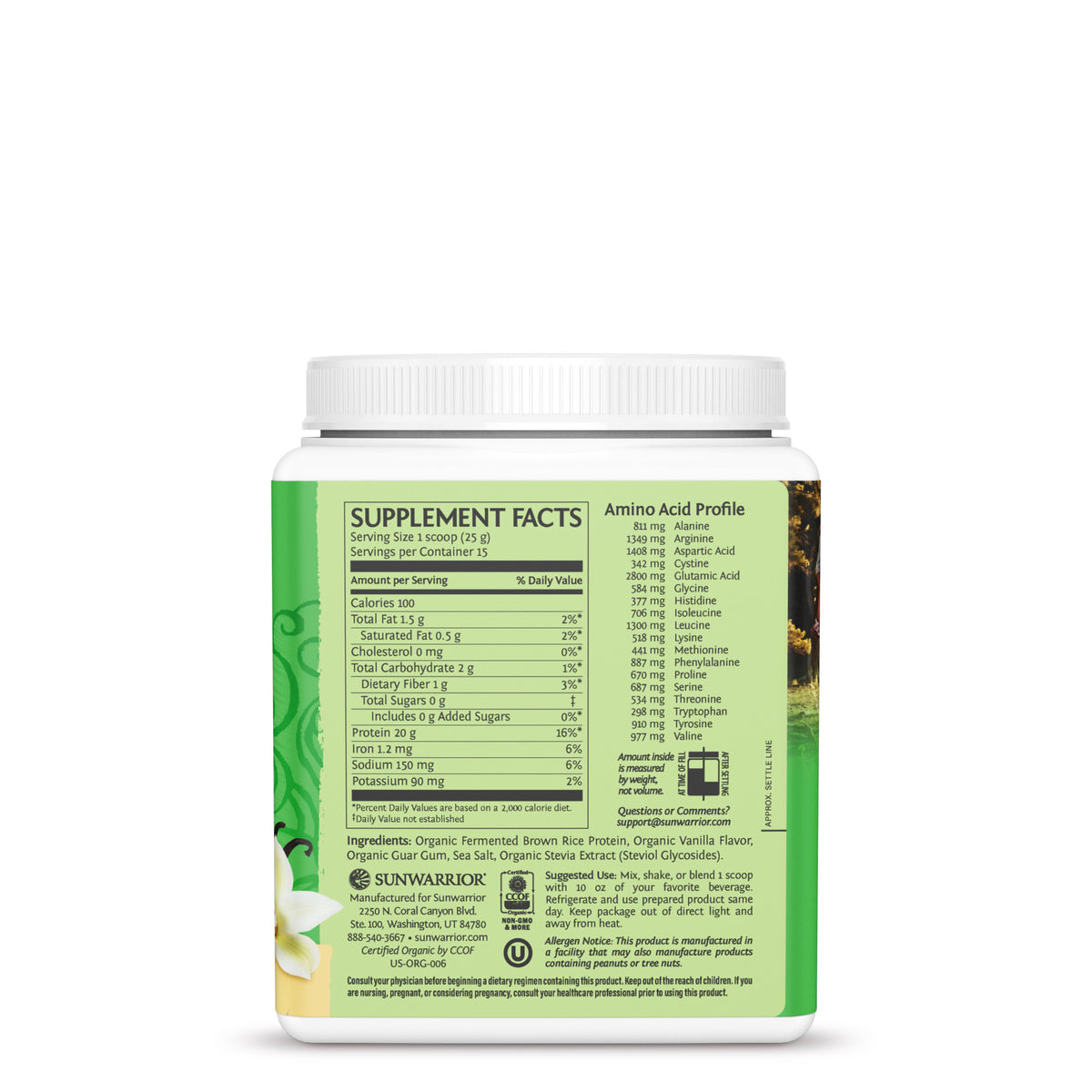 Classic Protein 375g Vanilla right