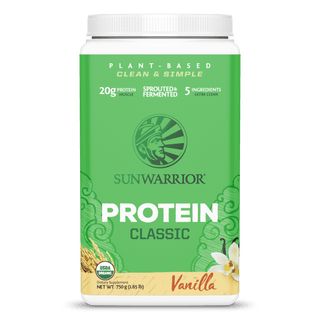 Classic Protein Powder - Vanilla Plant-based Protein Sunwarrior 30 Servings