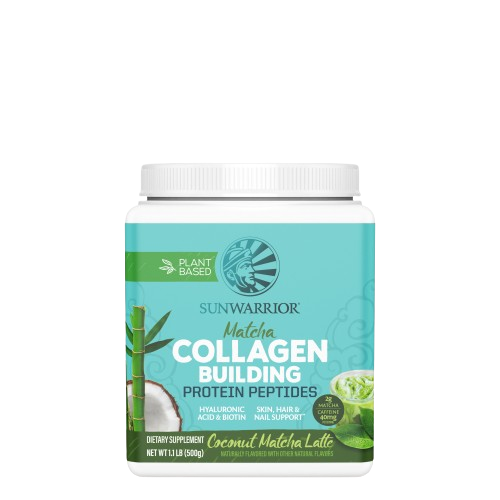 Collagen Building Protein Peptides Special Plant-based Protein Sunwarrior Coconut Matcha Latte 20 Servings 