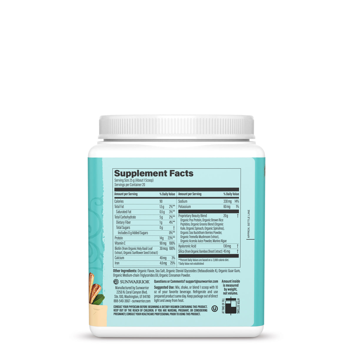 Ingredient list for Collagen Building Protein Peptides Peptides Churro